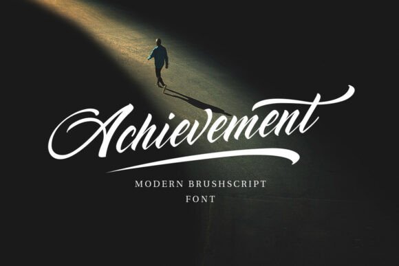 Achievement Typeface: Bold Script for Modern Branding