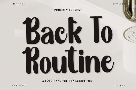 Back to Routine: A Creative Font for Marketers