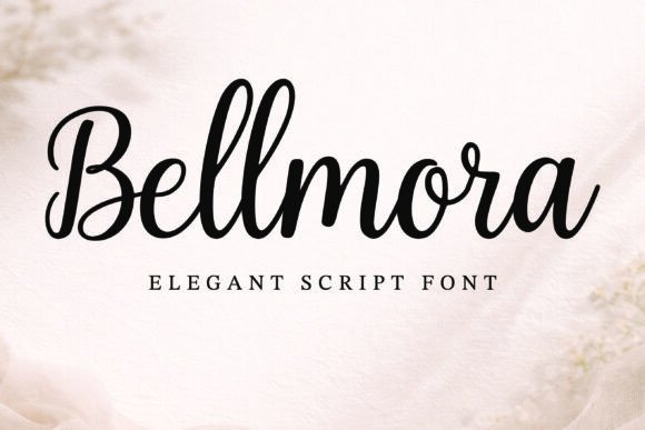 Bellmora: A Modern Script Font for Web Design