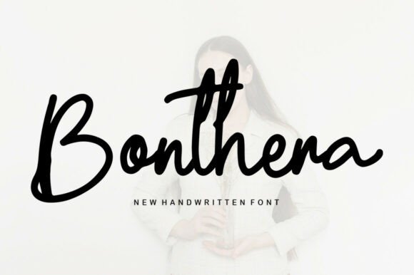 Bonthera: The Handwritten Font for Clear Campaigns