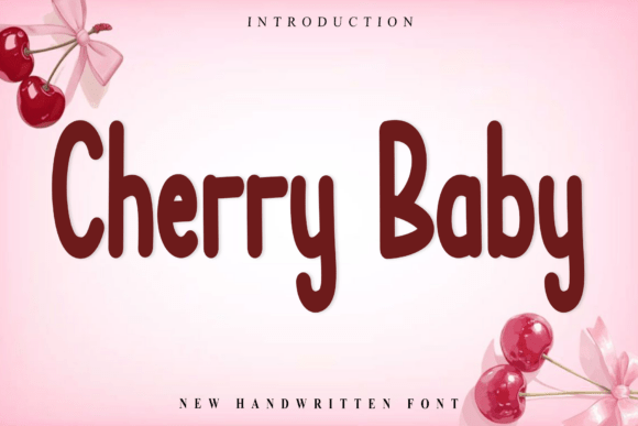 Cherry Baby Font: Elegant Script for Branding