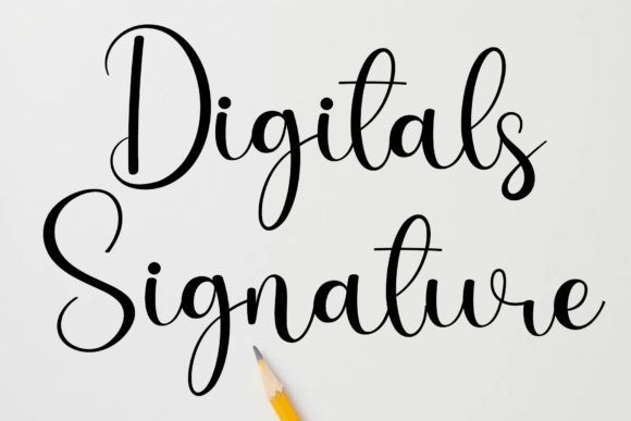 Digitals Signature: A Timeless Handwritten Font for Editorial Design