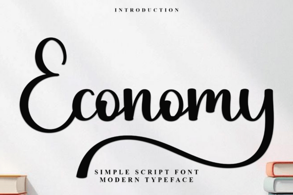 Economy Typeface: A Soft Script for Modern Brands