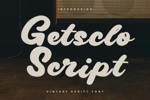 Gestclo: A Vintage Script Font for Editorial Design