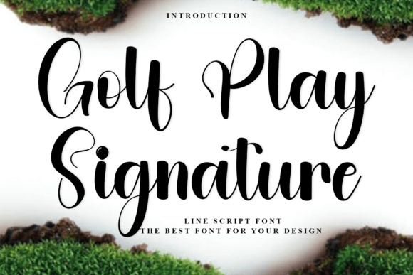 Golf Play Signature Font Review