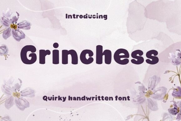 Grinchess: A Handwritten Font for Brand Charm