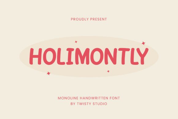 Holimontly: A Playful Handwritten Font for Bold Campaigns