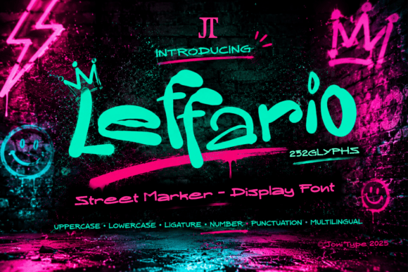 Leffario Font: Bold Street Style for Modern Brands
