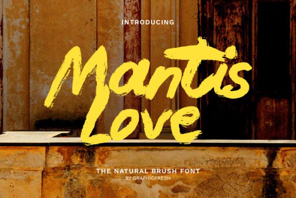 Mantis Love: A Raw Script Font for Bold Campaigns