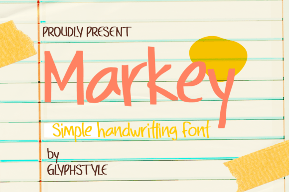 Markey: A Handwritten Font for Bold Branding
