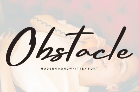 Obstacle: A Timeless Handwritten Font for Editorial Design