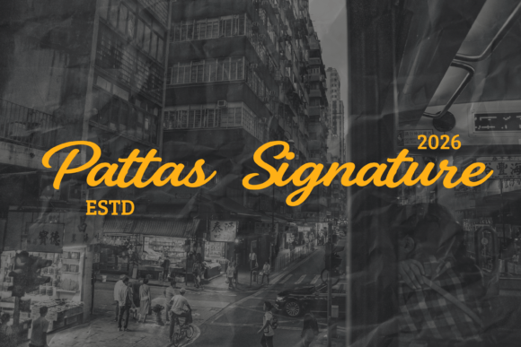Pattas Signature: A Retro Script Typeface for Bold Branding