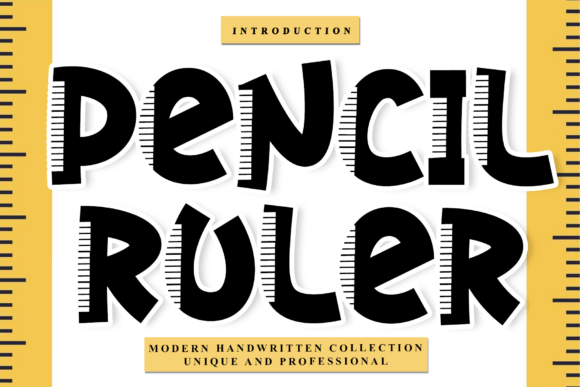 Pencil Ruler Font: Elevate Your Campaign Design