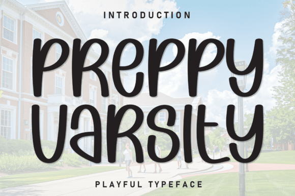 Preppy Varsity Typeface Review for Small Brands