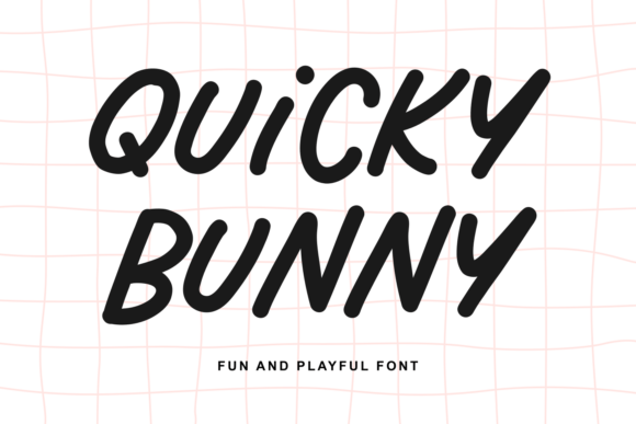Quicky Bunny: A Playful Script Font for Editorial Design
