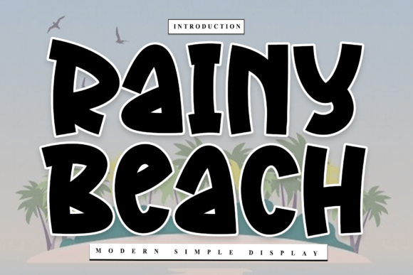 Rainy Beach: A Script Font That Elevates Brand Identity