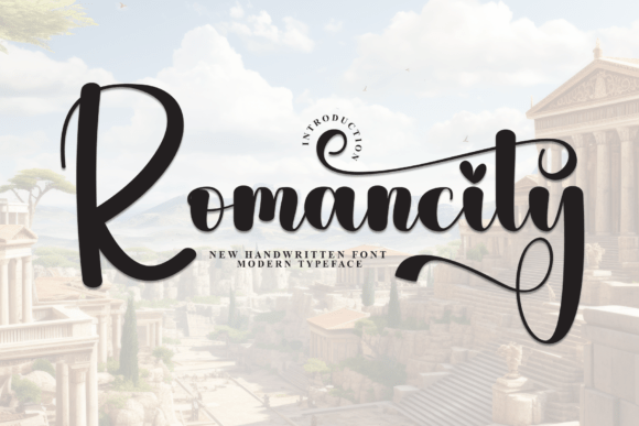 Romancity: A Whimsical Handwritten Font for Makers
