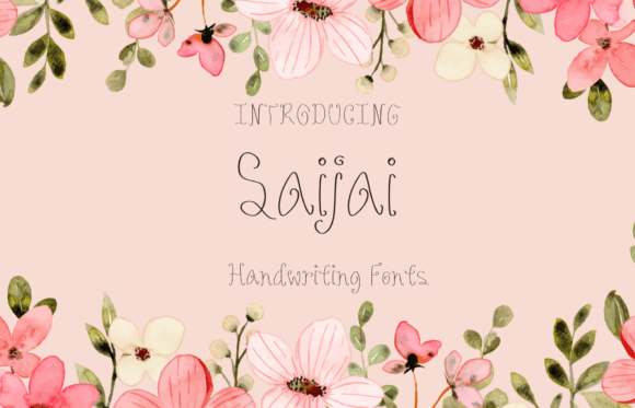 Saijai Font: A Sweet Typeface for Handmade Makers