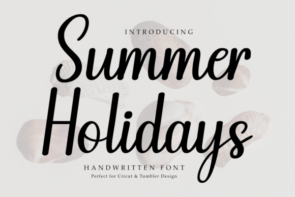 Signature Holidays Font for Web Design