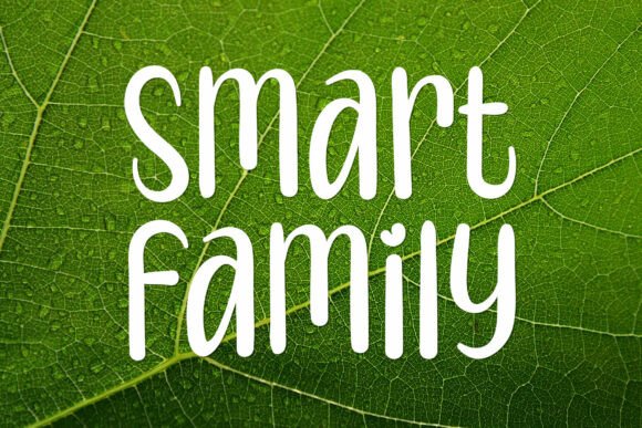Smart Family: The Friendly Font for Crafters