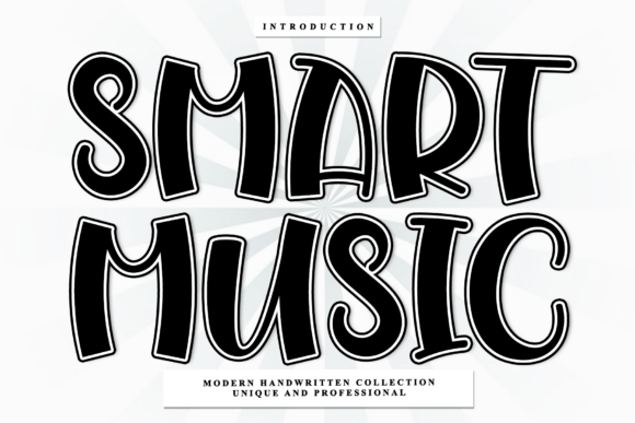 Smart Music Font: A Rhythmic Script for Brand Identity
