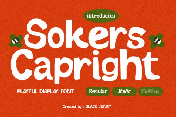 Sokers Capright: A Bold Display Font for Web Design
