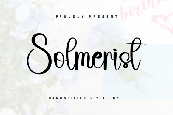 Solmerist: A Handwritten Font for Makers