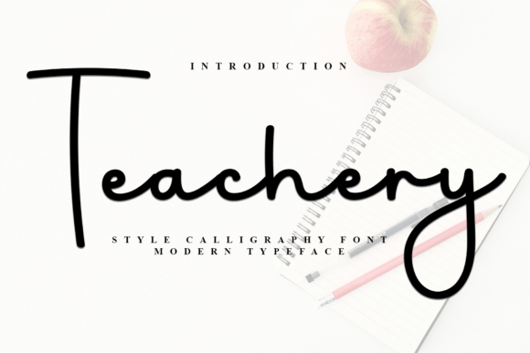 Teachery: A Festive Font for Handmade Creators