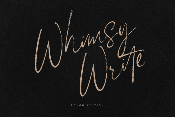 Whimsy Write: A Handcrafted Script Font for Editorial Design