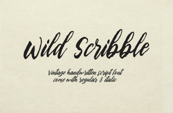 Wild Scribble: A Handwritten Font for Editorial Design