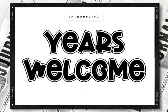 Years Welcome: A Script Font for Modern Web Design
